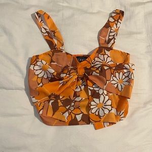 CIDER floral tank top